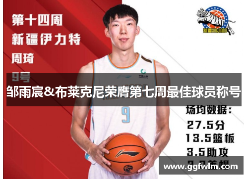 邹雨宸&布莱克尼荣膺第七周最佳球员称号